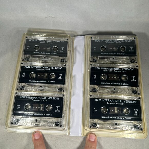 Faith Comes By Hearing Dramatized Bible Psalms Proverbs NIV Audio Cassette Set - Picture 3 of 3